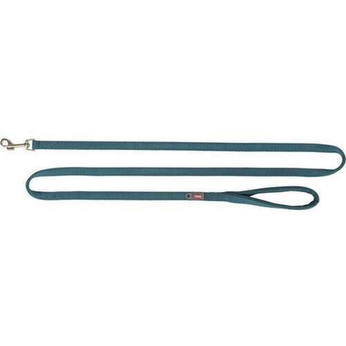 Trixie povodec za pse Premium extra dolg M-L 1,80 m/20 mm petrol Slike