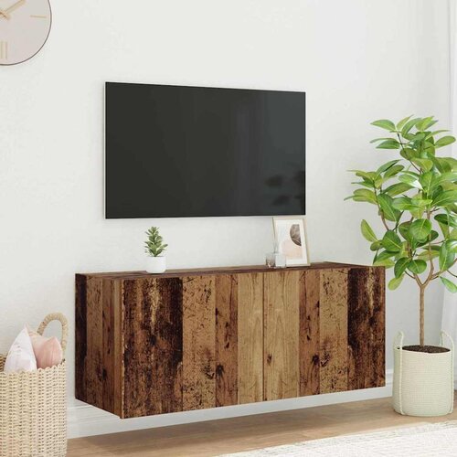 TV zidni ormar Staro drvo 100 x 35 x 41 cm Konstruirano drvo Cijene