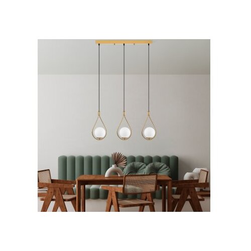 Opviq Luster Mudoni-Mr-939-1, 70x15x136cm, IP20, Bijelo-zlatna boja Cene