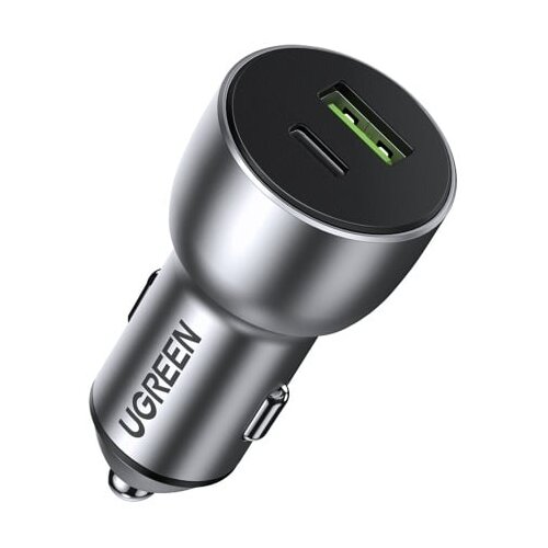 Ugreen auto punjač 52,5W CD213 ALU kućište USB-A(22.5W) + USB Type C(30W) Slike