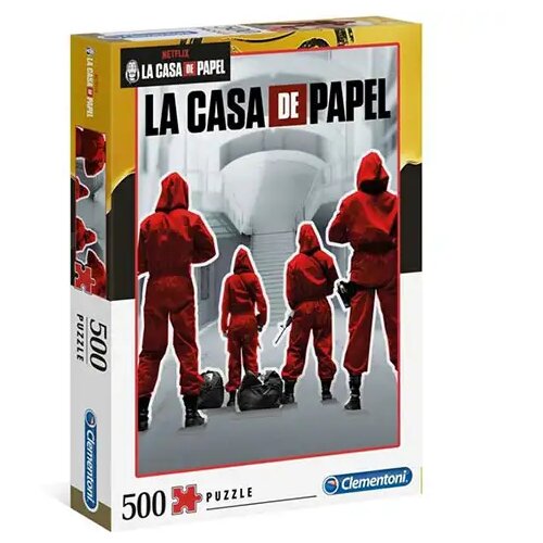 Clementoni Velika pljačka novca: Crveni kombinezon od 500 kom puzzle - Cene