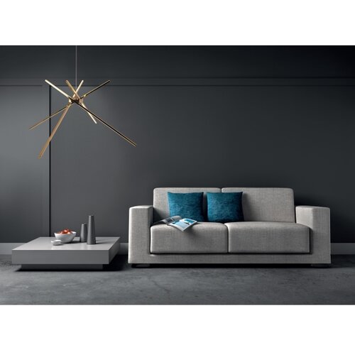  MAXLIGHT P0457 - LED luster na sajli SPIDER LED/33W/230V zlatna Slike