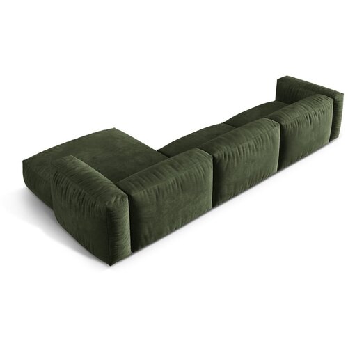Micadoni Zelena kutna garnitura od boucl&amp;eacute; tkanine (s desnim kutom) Martina &amp;ndash; Home Slike