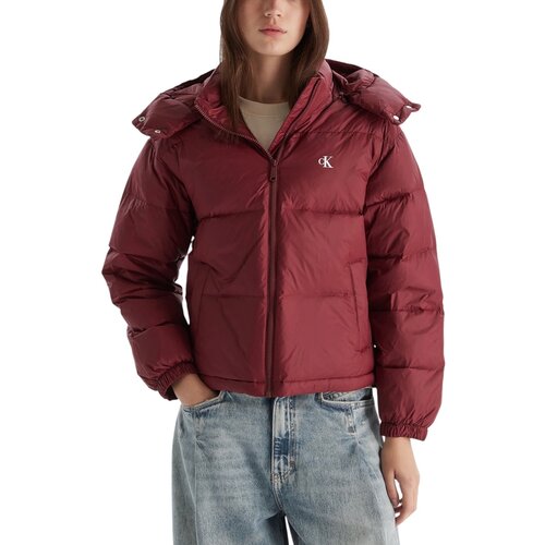 Calvin Klein Jeans Puhovke ESSENTIAL MIDWEIGHT LV047D501G Rdeča Slike