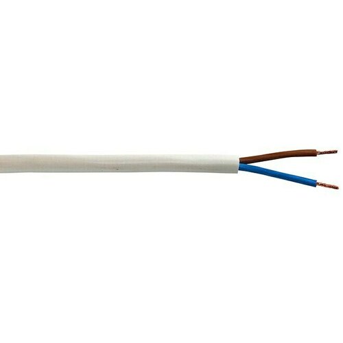 Kabel po dužnom metru (H03VV-F2x0,75, Bijele boje) Slike