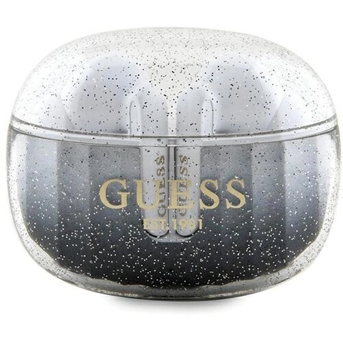 Guess slu&amp;scaron;alke glitter gradient bluetooth tws črne s priključno postajo, (21832936) Slike