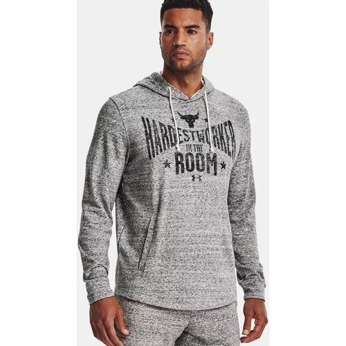 Under Armour UA Project Rock Terry Hoodie Pulover Bela