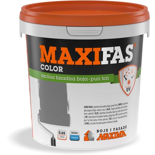 Maxima MAXIFAS&amp;reg; color crvena 0,65l Slike