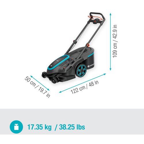 Gardena PowerMax Duo 46/36V P4A 14646-20 baterijska kosilnica, Slike