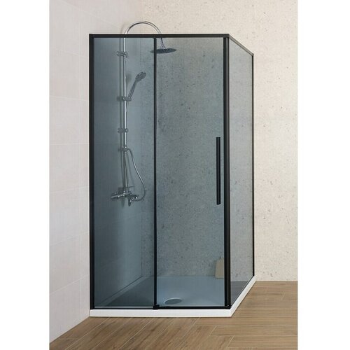 AQUAART Kutna tuš kabina Toledo (D x Š x V: 120 x 80 x 195 cm, Crna) Cijene