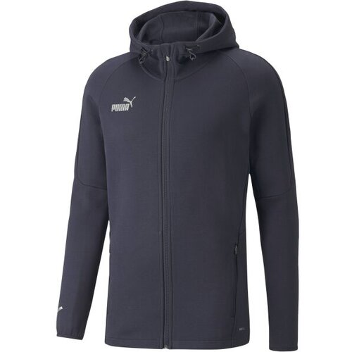 Puma TEAMFINAL CASUALS HOODED Mu&amp;scaron;ka dukserica, tamno plava, veličina Slike