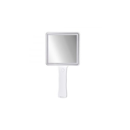  Ogledalo kozmetičko Smile LED s drškom 12 x 23 cm – Bijelo Cijene