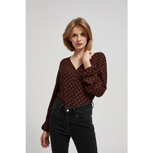Moodo Blouse with geometric pattern Cene