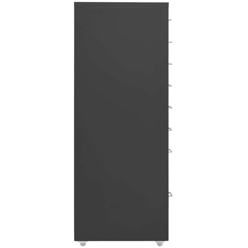 VidaXL mobilni ormarić za spise antracit 28 x 41 x 109 cm metalni Slike