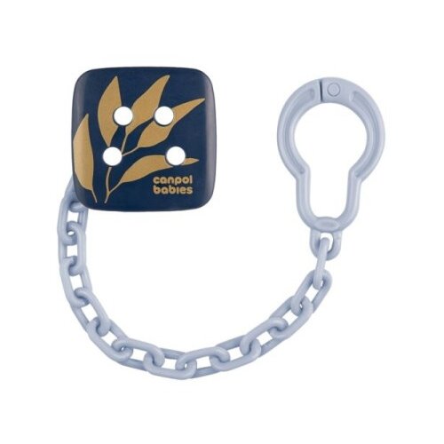 Canpol Gold Soothers Holder verižica za dudo Blue 1 kos Cene