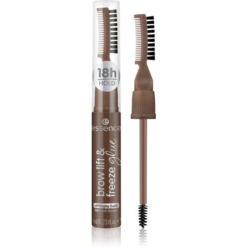 Essence Brow Lift &amp;amp; Freeze prozirni gel za obrve nijansa 04 Dark Brown 7 ml Slike