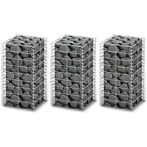  Set gabiona 3 kom od pocinčane žice 25 x 25 x 50 cm Cijene