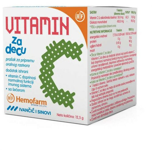 Hemofarm vitamin c za decu 50mg Cene