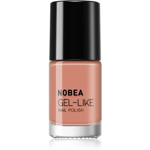 NOBEA Day-to-Day Gel-like Nail Polish lak za nokte s gel efektom nijansa Almond milk #N14 6 ml