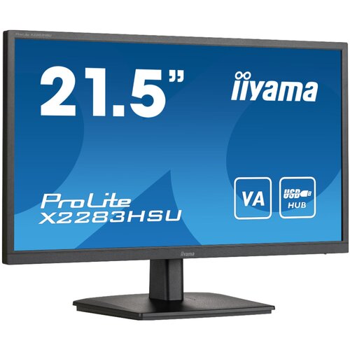 Iiyama monitor 54,6 cm (21,5&amp;quot;) X2283HSU-B1 1920x1080 75Hz va 1ms hdmi displayport 2xUSB2.0 zvočniki sRGB99% freesync, (20969327) Slike