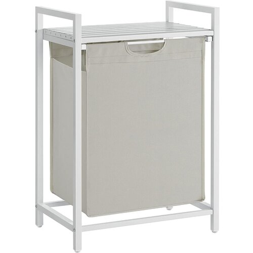 Vasagle kosara za perilo BLH101W01, bela Slike