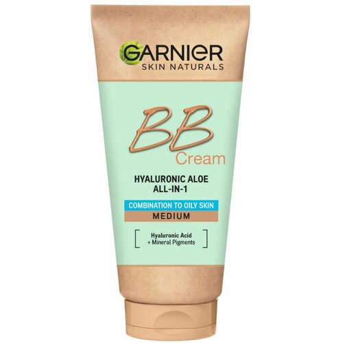 Garnier Skin Naturals BB dnevna krema za mešovitu do masnu kožu Medium 50 ml Slike