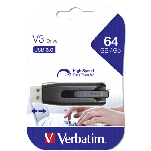 Verbatim USB ključ 64 GB V3 3.0 ČRN (49174) Cene