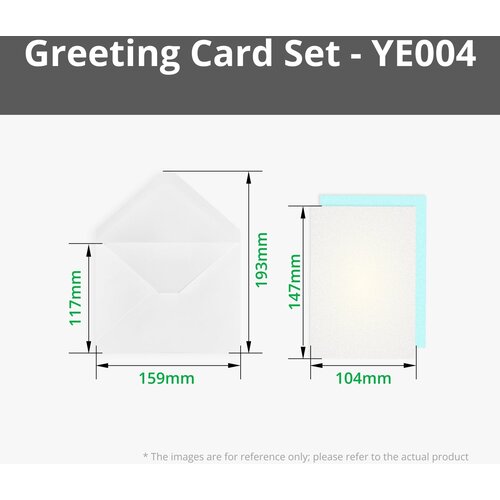 Bambu Lab Pearlescent White Greeting Card Set (B-YE004) Cene