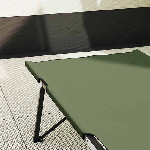  Sklopivi kamperski krevet Zelena 206 x 76 x 74 cm Slike