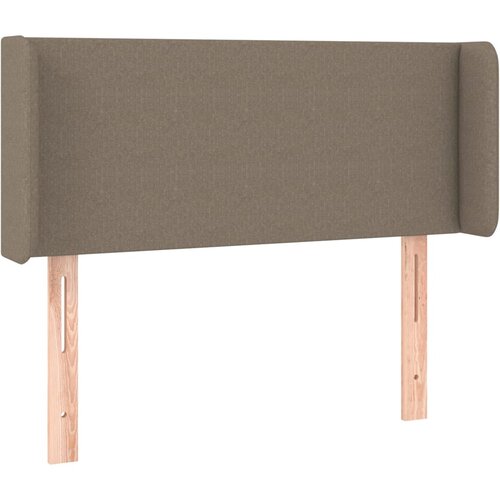 Maison Chic posteljno vzglavje - vzglavna omarica - nočna omarica z u&scaron;esi taupe 103x16x78/88 cm blago, (21710985) Cene