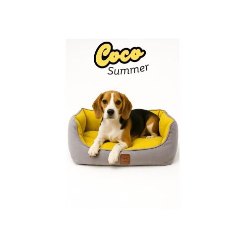 Paws & Whiskers Krevet za ljubimce Coco Summer M Yellow Cene