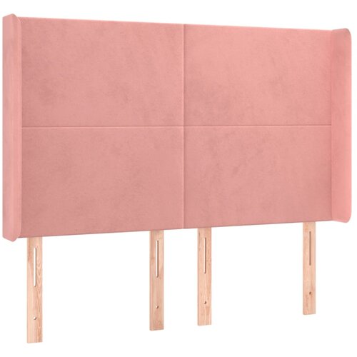  Krevet box spring s madracem LED ružičasti 140x200cm bar&amp;scaron;unasti Slike