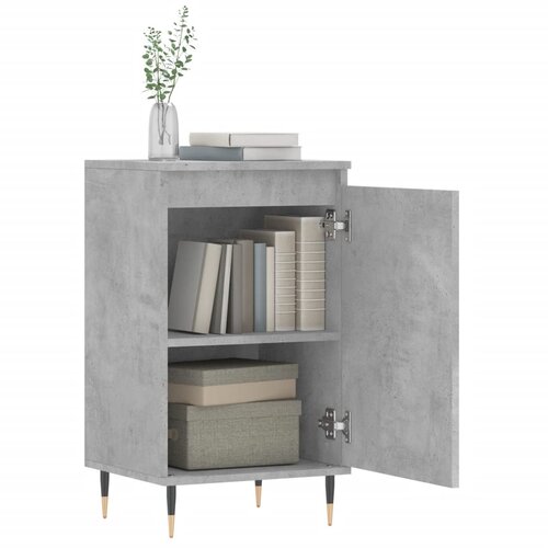  Komoda siva boja betona 40 x 35 x 70 cm od konstruiranog drva Slike