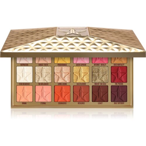 Jeffree Star Cosmetics Artisty Palette Gold Blooded paleta senčil za oči 18x1.5 g Cene