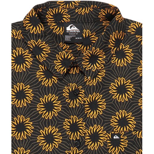 Quiksilver Funkcionalna srajca &amp;#039;Apero Classic&amp;#039; sepija / rumena / črna Slike