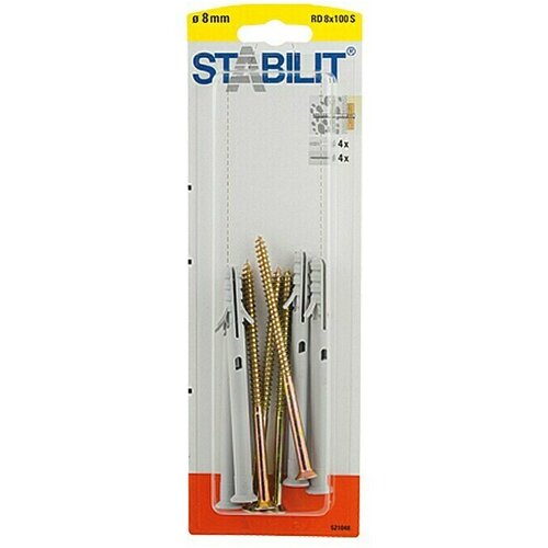 STABILIT Set vijaka i tipli (Promjer tiple: 8 mm, Duljina tiple: 100 mm, Plastika, 4 Kom.) Cijene
