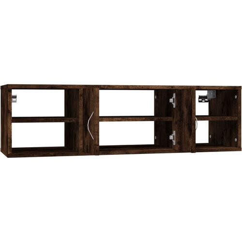  Zidna polica boja hrasta 102x30x29 cm od konstruiranog drva Slike