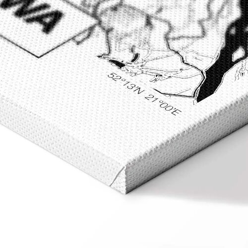 Slika - City Plan: Warszawa (1 Part) Vertical 60x90 Standard Cene