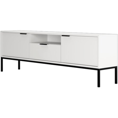 TV komoda AUSTIN 175 - bijela - crna Cene