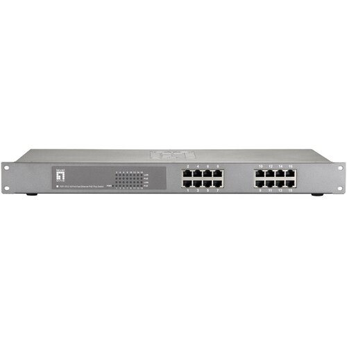 Level One Switch 16x FE FEP-1612W120 19&amp;ldquo; 120W 16xPoE+ Slike
