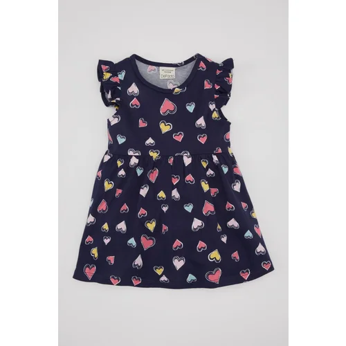 Defacto Baby Girl Patterned Sleeveless Dress