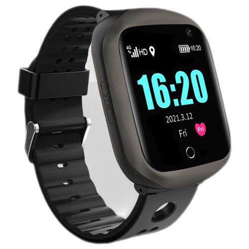 INF Pametna ura z nadzorom srčnega utripa in krvnega tlaka, GPS pozicioniranje, IP67 Black, (21236378) Cene