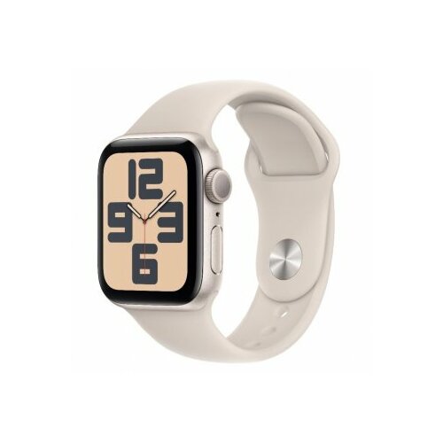 Apple watch SE2 v2 gps 40mm starlight alu case w starlight sport band - s/m (mr9u3se/a) Cene