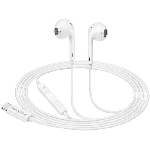 Oem Mayaxess, Žične USB-C slu&scaron;alke z vgrajenim mikrofonom za Samsung Galaxy S20, Bela, (5000299374) Cene