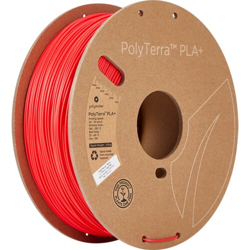 Polymaker PolyTerra PLA+ Red, 1.75mm (1.000 g) Slike