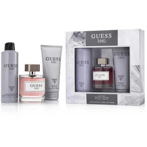 Guess 1981 for Men EDT 100 ml + DEO VAPO 226 ml + SG 200 ml (man) Slike