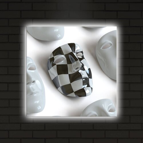 Wallity Zidna slika sa LED osvetljenjem 4040DACT-21, 40x40 cm Cijene