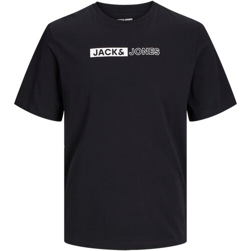 Jack &amp;amp; Jones Mu&amp;scaron;ka majica Corp Logo Tee Play Ss O-Neck Noos Za Mu&amp;scaron;karce, Crna Slike