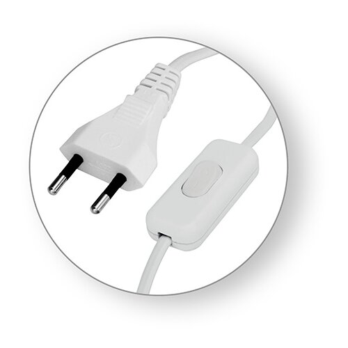  Priključni kabel za rasvjetna tijela sa sklopkom 2,5A 3m Cijene