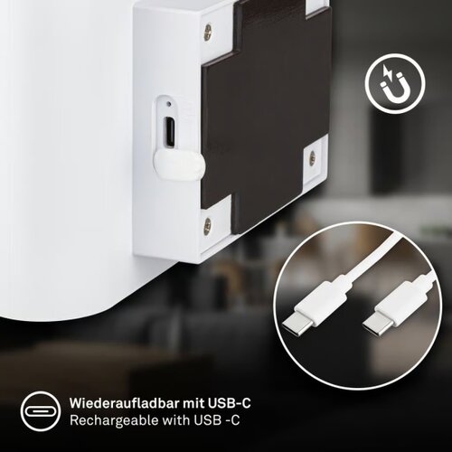 BRILONER 3878016 - led punjivo zidno svetlo sa senzorom chat LED/3W/5V 2000 mah bela Slike